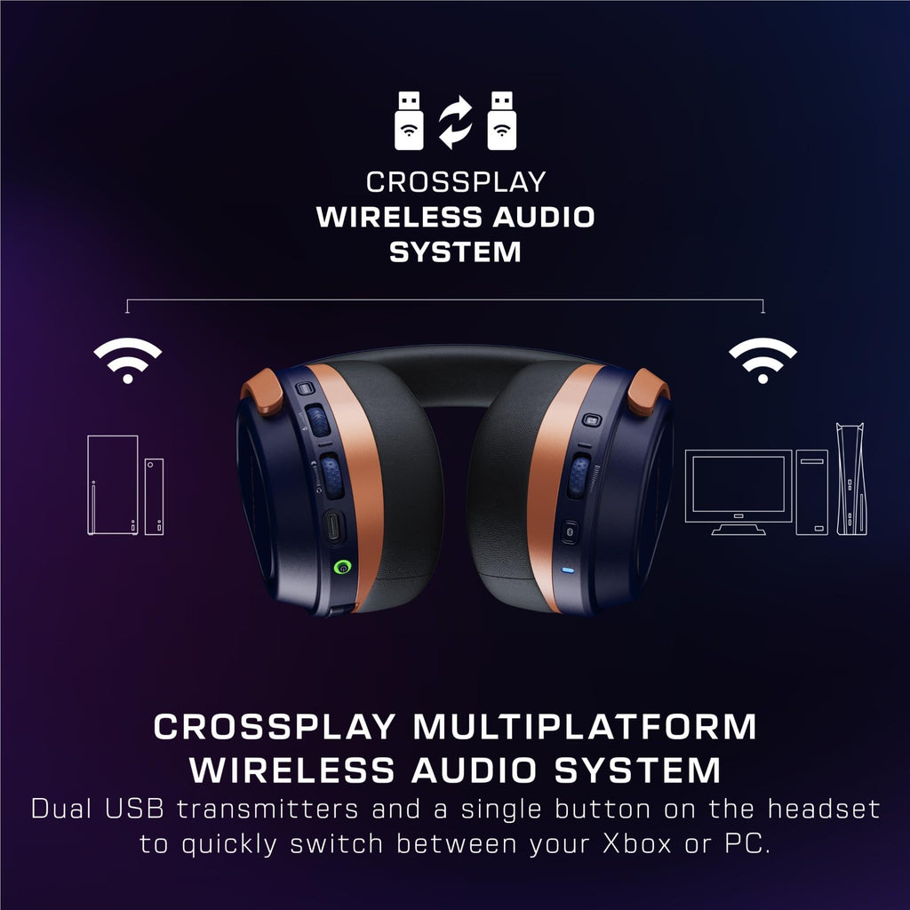 Turtle Beach Stealth 700 Wireless Multiplatform Amplified Gaming Headset for Xbox Series X|S, Xbox One, PC, PS5, PS4, & Mobile