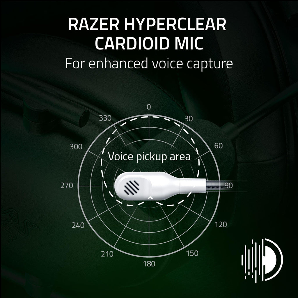 Razer BlackShark V2 X Wired Esports Headset for Xbox Series X/S (White)