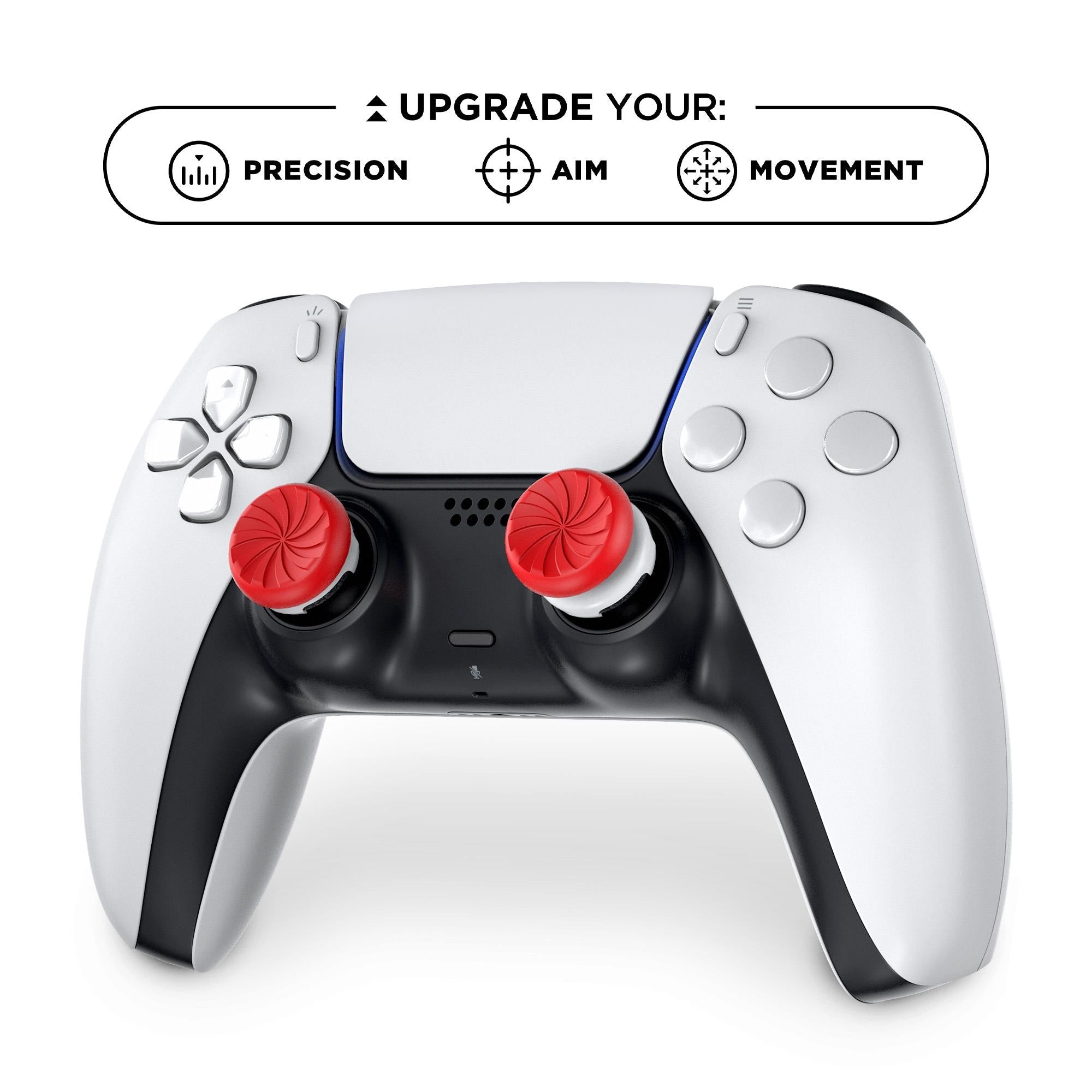 KontrolFreak FPS Inferno (Red/White) Kit for PlayStation