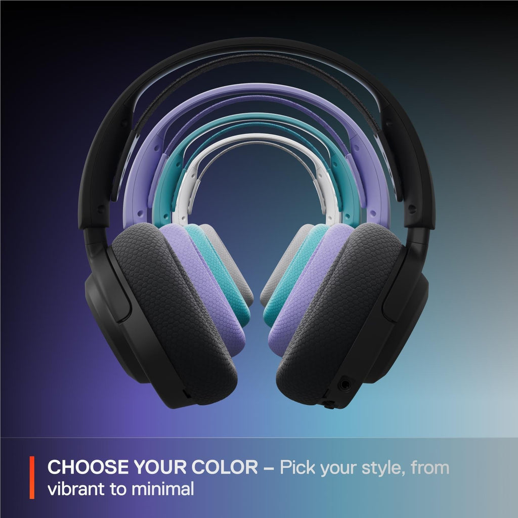 SteelSeries Arctis Nova 3P Wireless Multi-Platform Gaming Headset (White)