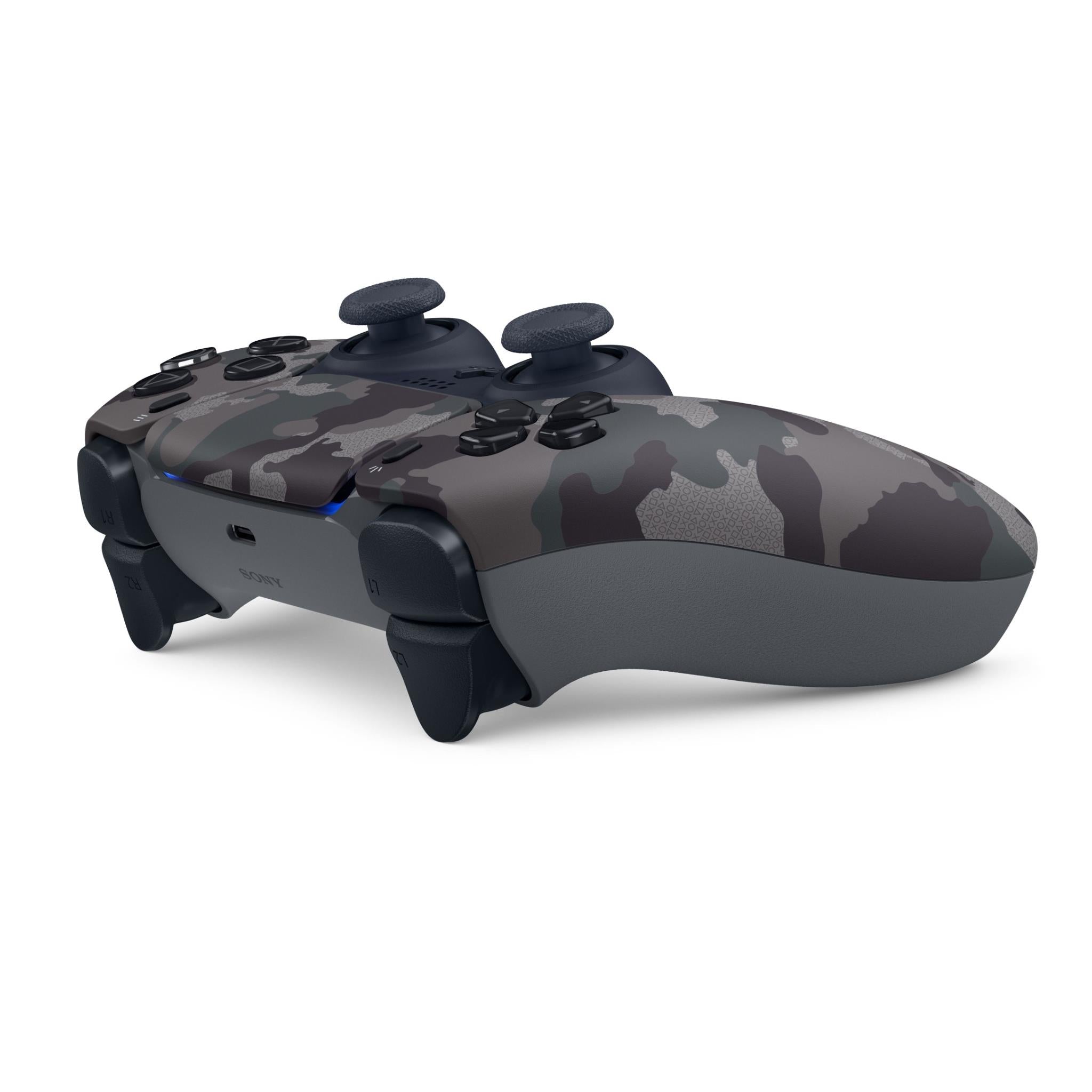 PS5 PlayStation 5 DualSense Wireless Controller Gray Camouflage